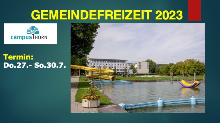 Read more about the article Gemeindefreizeit 2023