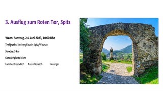 Read more about the article Ausflug zum Roten Tor,Spitz
