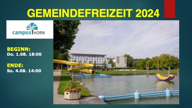 Gemeindefreizeit 2024